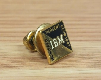 IBM ピンバッジ　金色 ビンテージ IBM ピンバッジ ロット: 企業広告、パーソナルコンピュータ