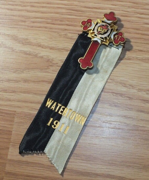 Antique 1911 Watertown Clinton Knights Templar Brookl… Gem