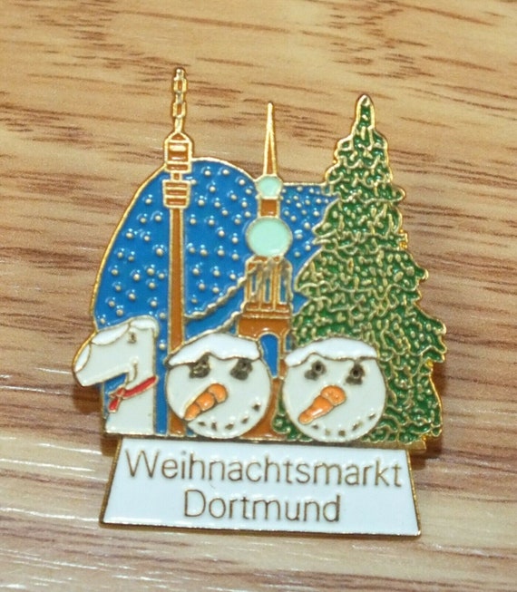 Vintage Weihnachtsmarkt Dortmund Winter Scene Coll