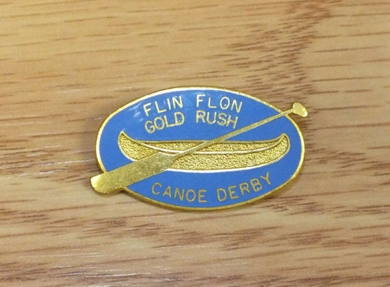 Vintage Flin Flon Gold Rush Canoe Derby Collectib… - image 1