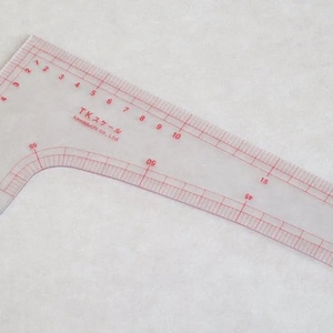 Kawaguchi L-vormige patroonliniaal 60 cm