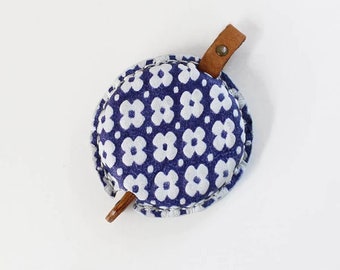 Cohana-Tape Measure with Yuzen Leather Cover in 5 colours