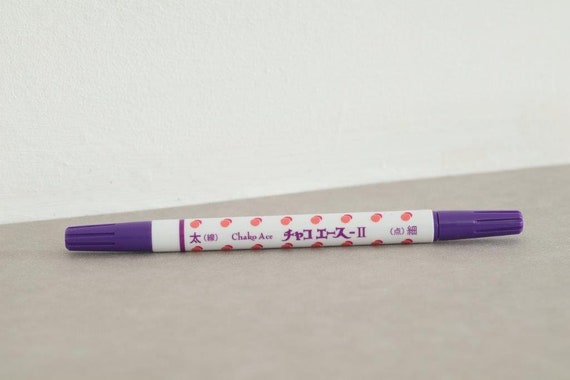 Adger Vanishing Fabric Marker Pen (Purple – Slower Vanishing )