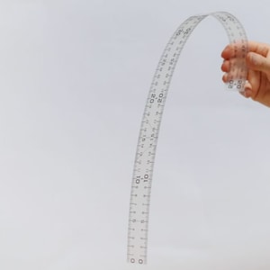 Clover flexibele liniaal, 50 cm paperfeel