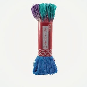 Daruma Sashiko Thread – THICK 100m Skein Multicoloured in 4 options