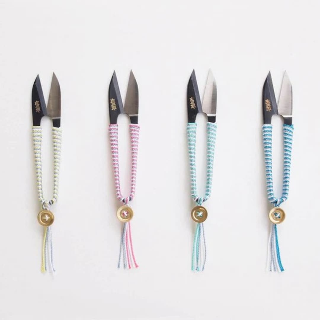 Cohana-shozaburo Thread Snips With Iga Silk Braid in 4 Colours - Etsy