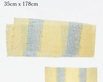 Nijiyura Long Gauze Tenugui Cloth – Finlande (Jaune)