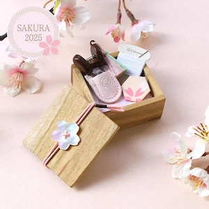 Cohana - Sakura Edition 2025 - Mini Sewing Set in Wooden Box