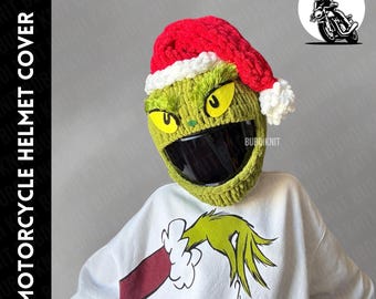 Motorcycle helmet cover balaclava mask, christmas gift, unisex handmade motorbike accessory