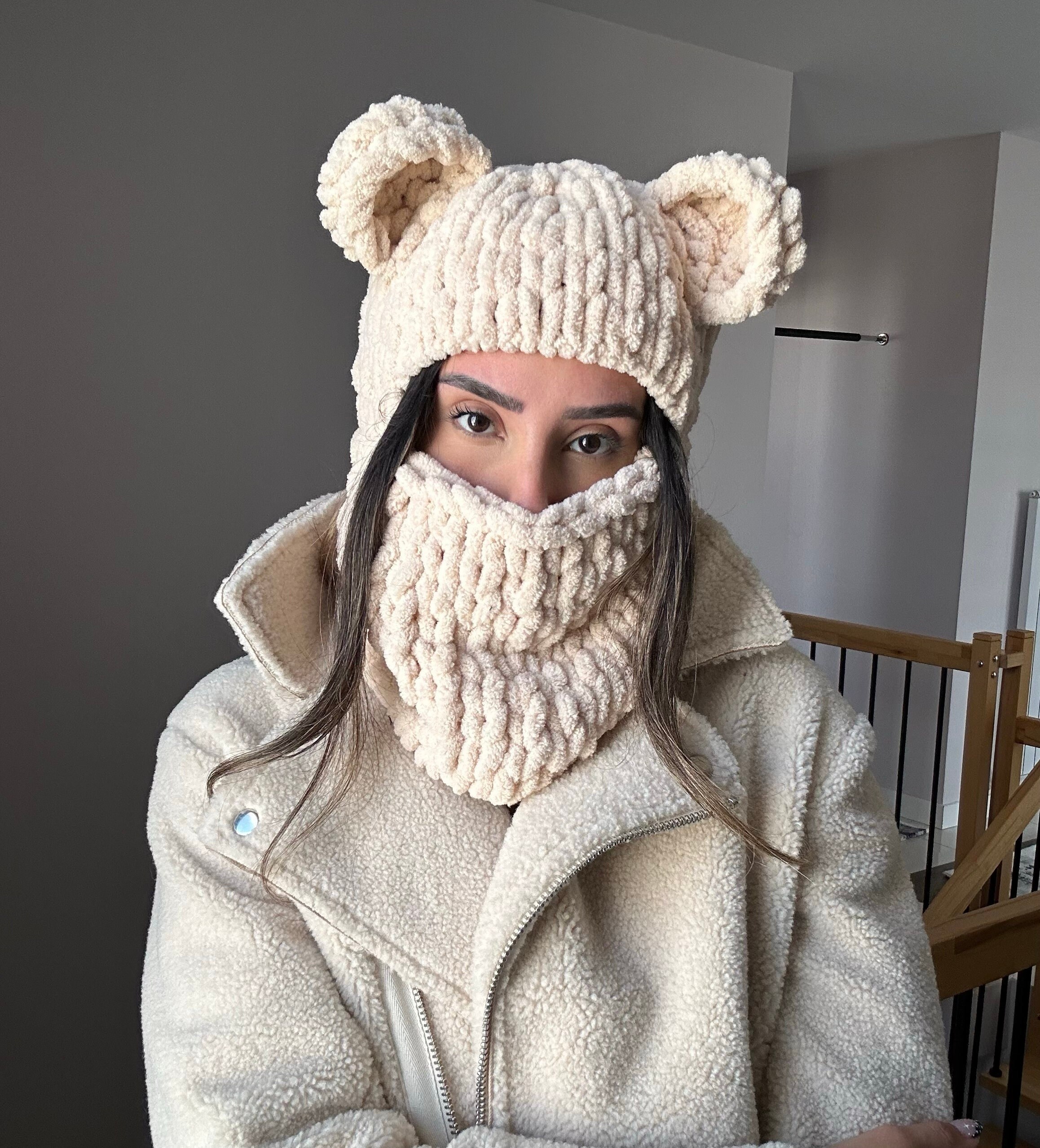 bear beanie mask