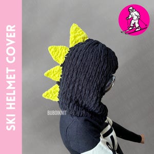 Dinosaur balaclava helmet cover mask, ski mask unisex animal balaclava, helmet balaclava mask handmade custom gift, helmet protector