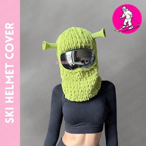 Ski helmet cover mask, winter mask, helmet protector, helmet balaclava, christmas gift, unisex face mask, winter mask, handmade balaclava