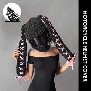 Motorcycle helmet cover, helmet mask, helmet balaclava, helmet protector, helmet hat, unisex balaclava, balaclava mask, bunny mask,motorbike
