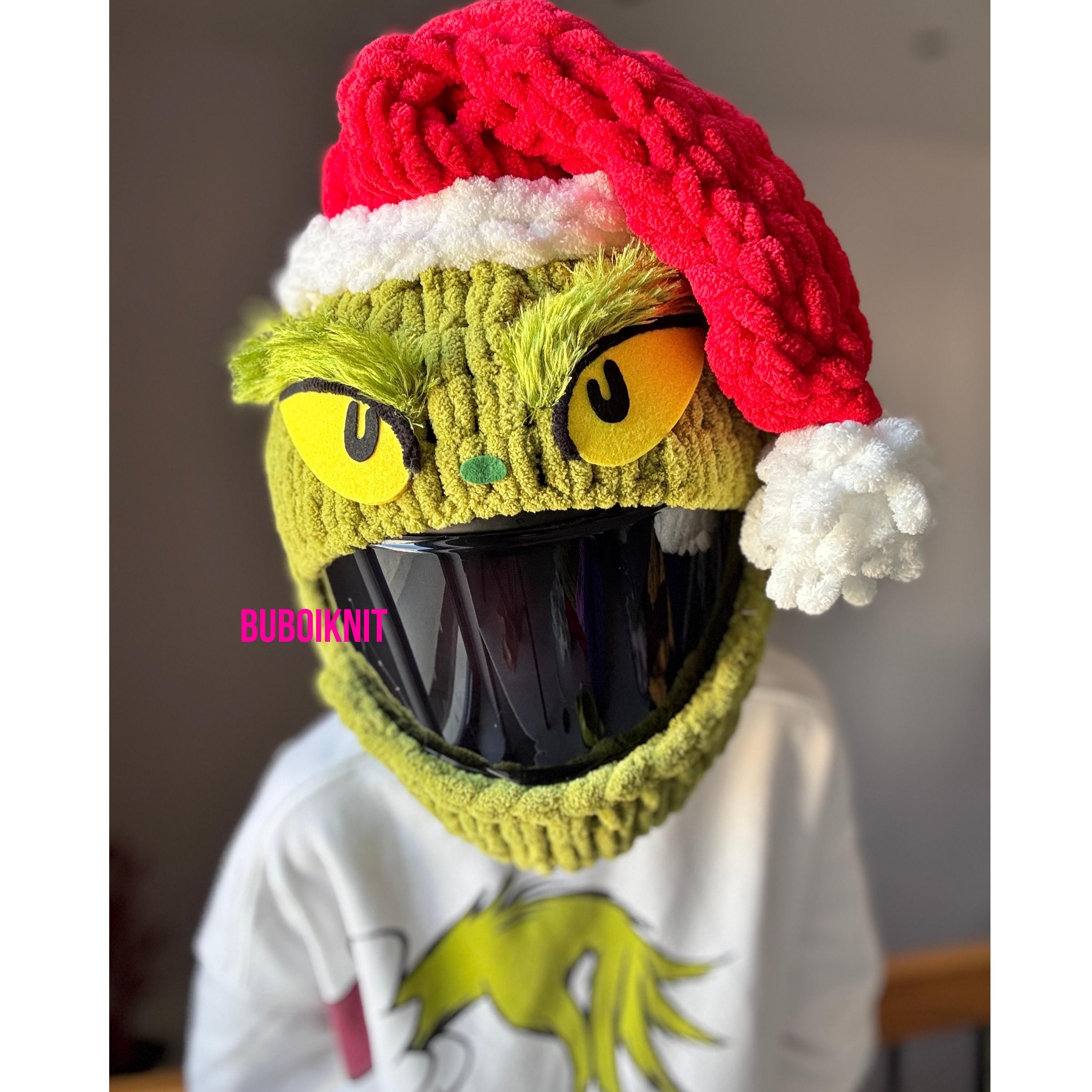 christmas motorcycle helmet cover Motorcycle Helmet Cover Balaclava Mask, Christmas Gift, Unisex Handmade  Motorbike Accessory