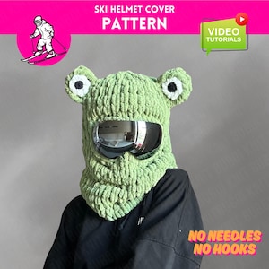 PATTERN ski helmet cover pattern, helmet cover pattern, ski helmet mask pattern, mask pattern, balaclava pattern, easy pattern, pdf pattern