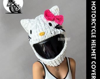 Motorcycle Helmet Cover, Motorbike Helmet Cover, Kitty Mask