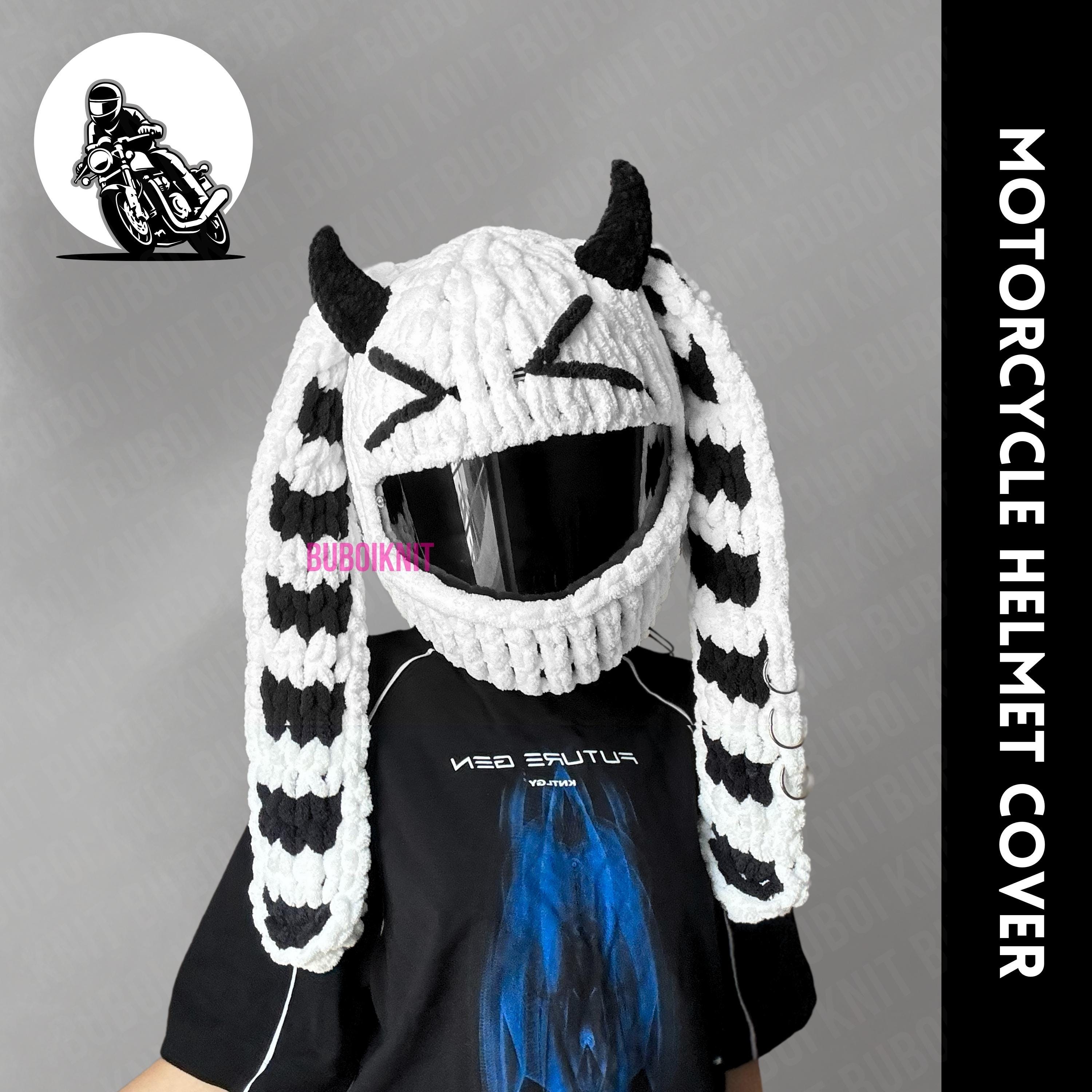 Motorcycle Helmet Cover, Helmet Cover Mask, Handmade Helmet