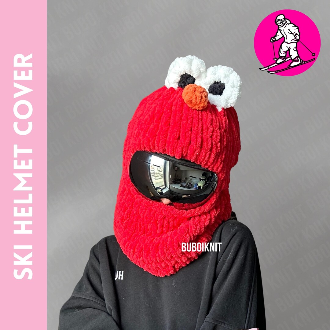 LOLAT Funny Knitted Beanies Hat Full Face Ski Mask Winter