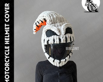 Motorcycle helmet balaclava mask, motorbike accessory, handmade knitting hat, crochet hat, unisex gift