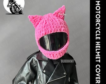 Motorcycle helmet balaclava mask, cat balaclava, motorcycle helmet cover, motorcycle helmet protector mask, unisex balaclava mask, face mask