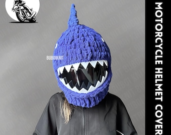 Motorcycle helmet protector, motorcycle cover mask, helmet balaclava mask, motorcycle accessory, motorcycle face mask, animal balaclava