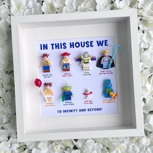 In This House We… Toy Story Gift Frame (Personalised Unique Customised Gift)