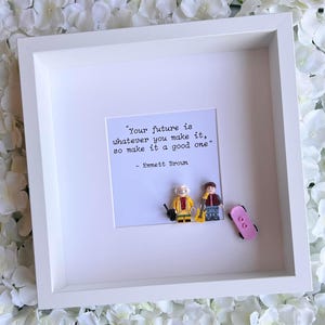 Gepersonaliseerde cadeaulijst Back to the Future (Doc Brown Marty Graduation End of School Unique Customised)