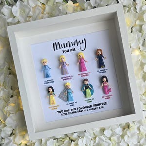 Mum Mummy Princess Gift Frame (8 Christmas Gift Mother's Day Personalised Customised Unique) image 1
