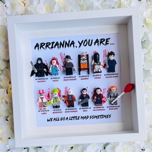 HORROR Personalised Gift Frame *Handmade in the UK* (Halloween Scary Movie Customised Gift 12)