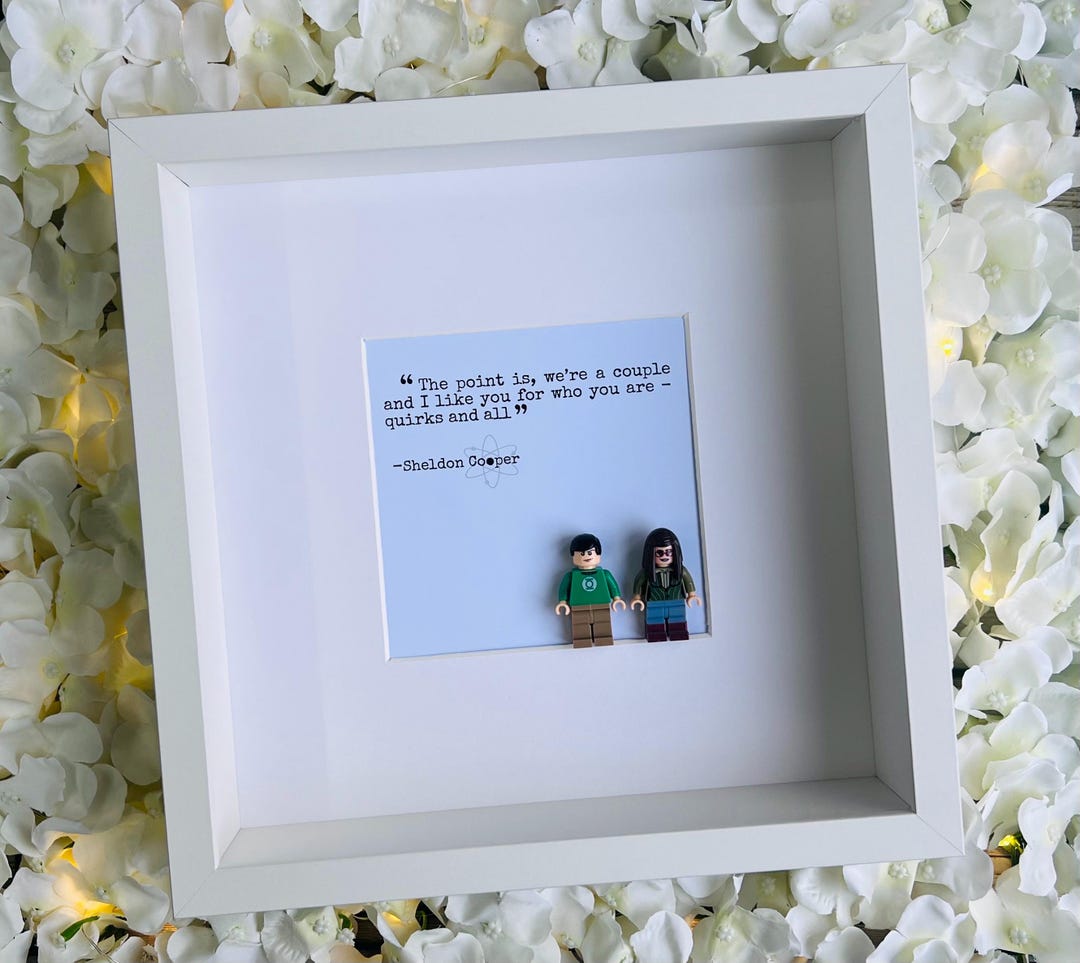 Amy Frame Sheldon & Amy the Big Bang Theory Personalised Gift Frame - Etsy UK