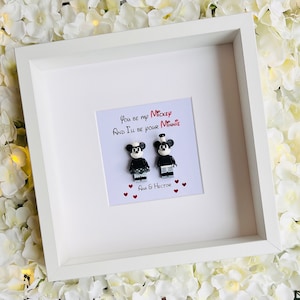 Mickey & Minnie Disney Personalised Gift Frame (Black and White)