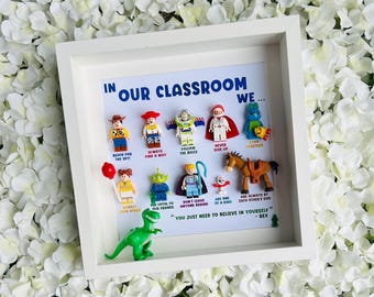 In This Class Classroom We… Toy Story Teacher Gift Frame (13 Personalised Unique Customised Gift)