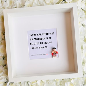 Rocky Balboa Gift Frame (Boxing Boxer Gift)
