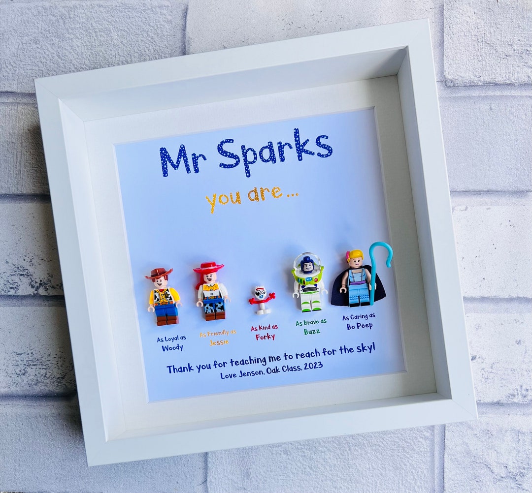 Toy Story Teacher TA Personalised Gift Frame Etsy