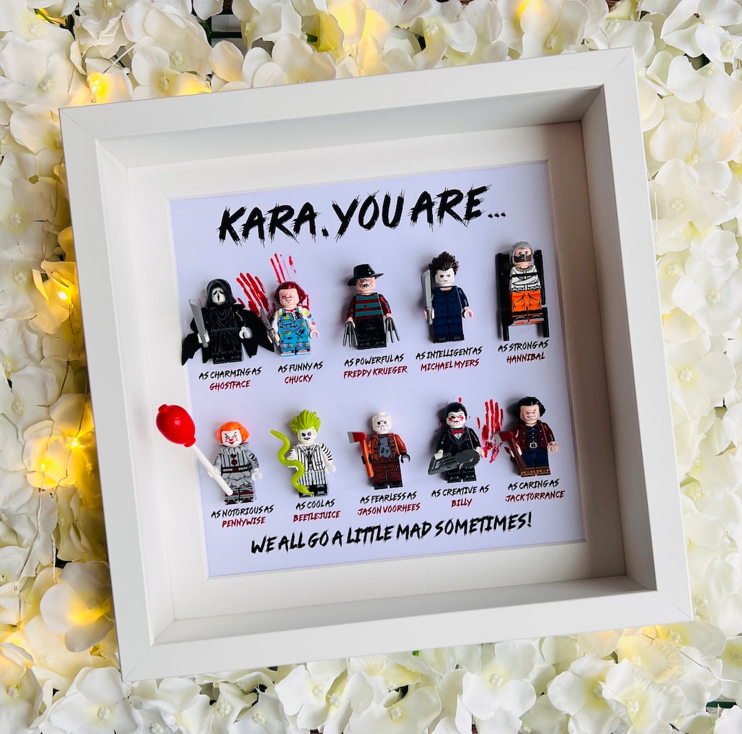 HORROR Personalised Gift Frame (halloween Scary Movie Personalised Gift ...