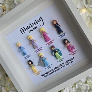 Mum Mummy Princess Gift Frame (8 Christmas Gift Mother's Day Personalised Customised Unique) image 3
