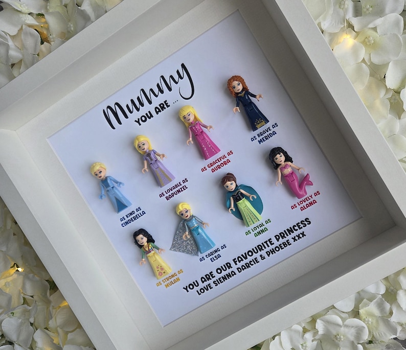 Mum Mummy Princess Gift Frame (8 Christmas Gift Mother's Day Personalised Customised Unique) image 3