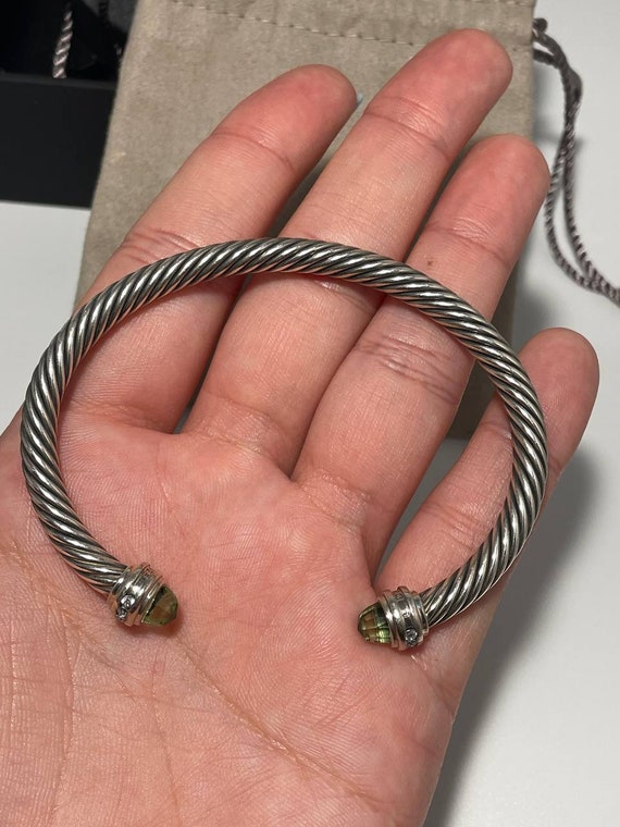 Authentic David Yurman Prasiolite Bracelet 5mm Prin… Gem