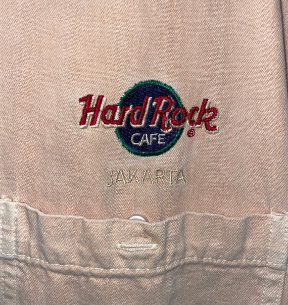 Rare Vintage 90s Hard Rock Cafe Jakarta Premium D… - image 3