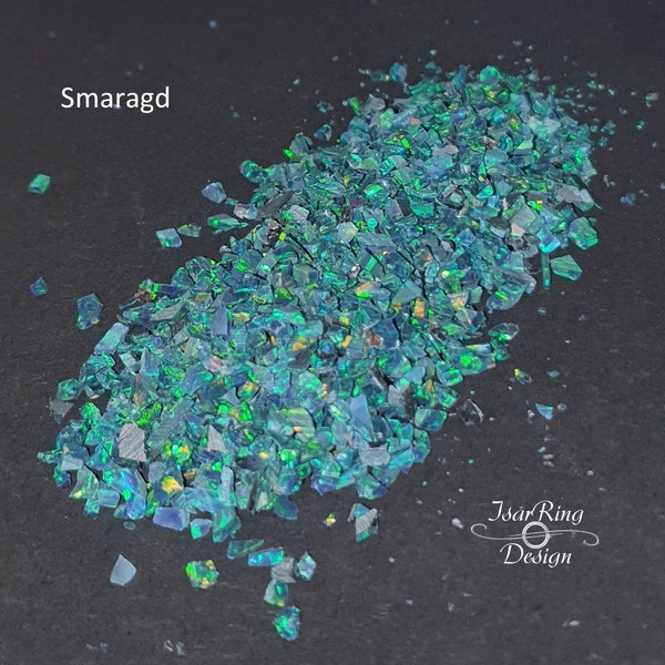 Crushed Opal "Smaragd"  verschiedene Größen