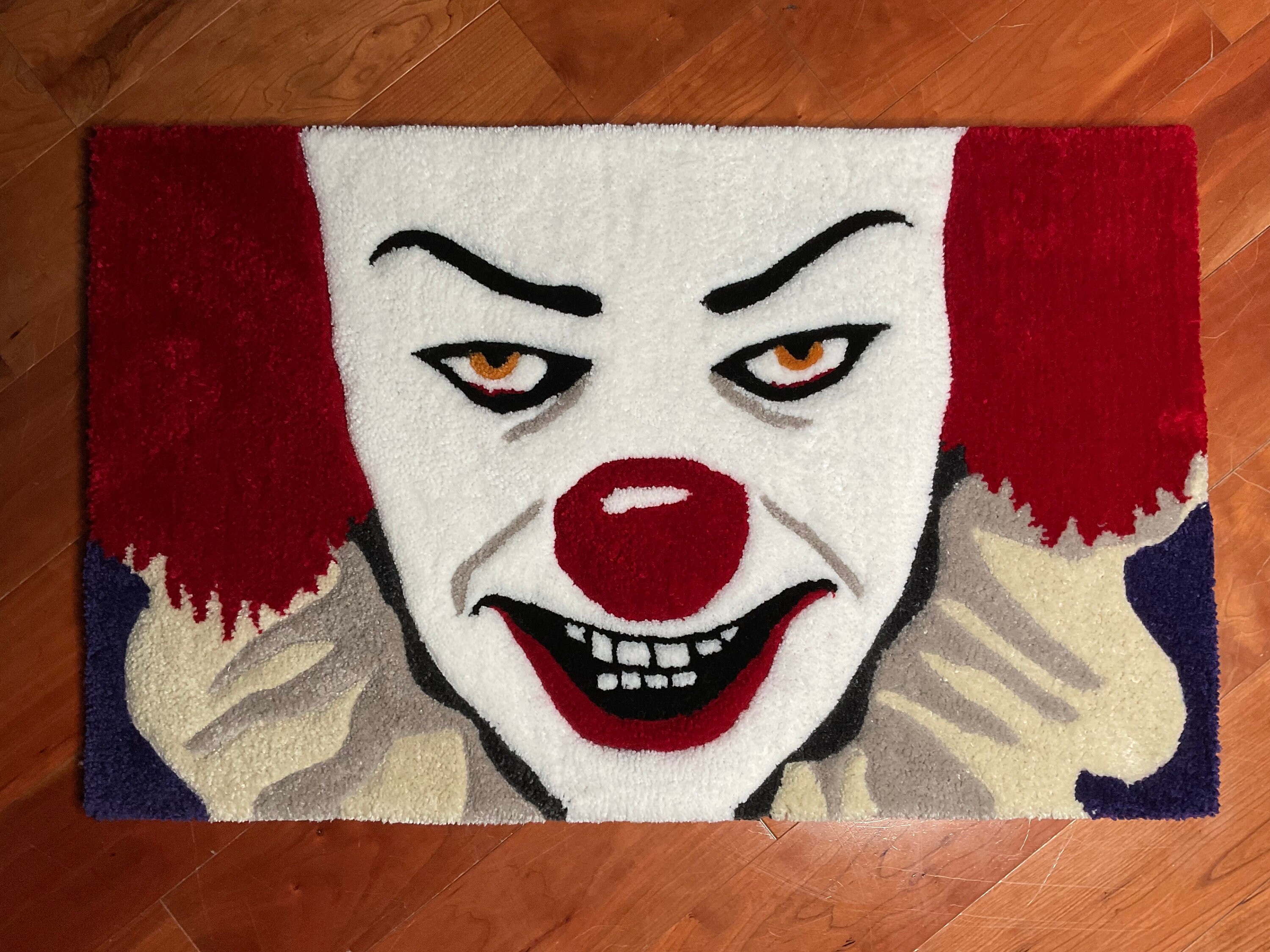 Pennywise Round 3d Rug PENNYWISE RUG - Etsy