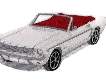 Classic 1964 Ford Mustang Embroidered Iron On/Sew Patch [6.5" x 3.5"]