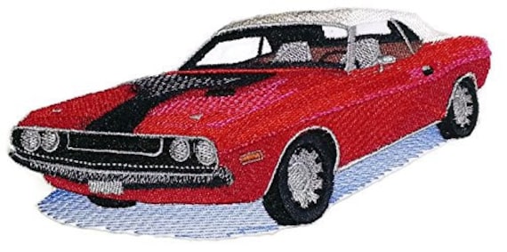 t オーダー刺繍アート作品 DODGE CHALLENGER t様専用 オーダー刺繍