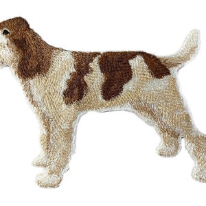 Custom Dog Portraits[Spinone Italiano ] Embroidered Iron On/Sew patch [5&quot; x 4&quot;]