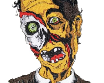 Classic Monster Portraits-7 Embroidered Iron on/Sew patch [7.8" X 5. 6"]
