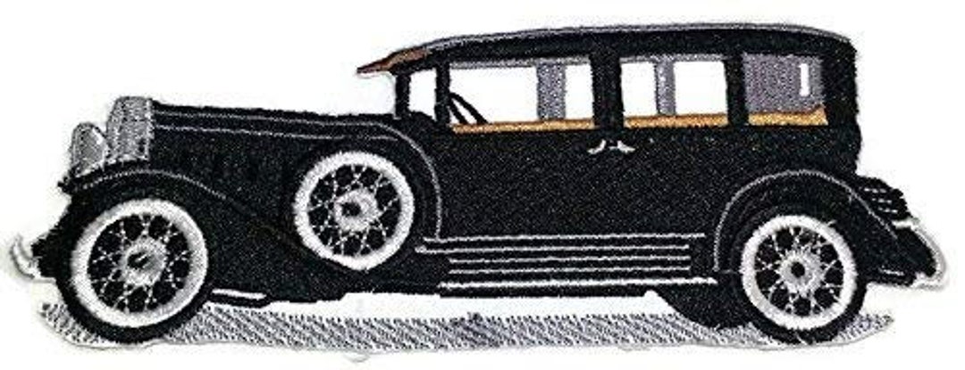 Cadillac Embroidered Patch – Sew Or Iron On, Multicolor Cotton, For SUV, Oldtimer, Luxury Cars