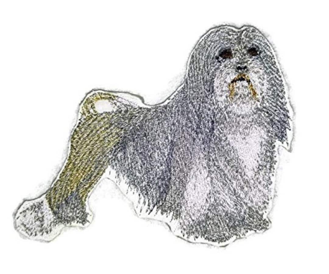 Custom Dog Portraits [ Lowchen ] Embroidery Iron On/sew Patch [4.5