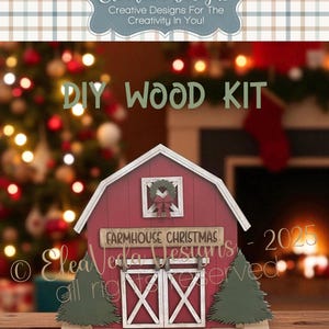 Farmhouse Christmas Shelf Sitter DIY Wood Kit | Christmas DIY Wood Ki |, Shelf Sitter DIY Wood Kit | Farmhouse Shelf Sitter Wood Kit
