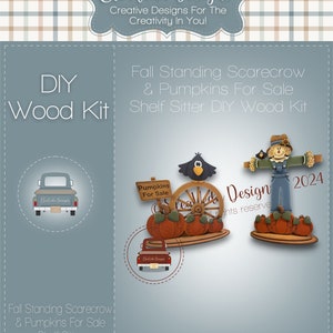 Fall Sale Shelf Sitter Bundle DIY Wood Kit, Shelf Sitter DIY Wood Kit, Fall Shelf Sitter DIY Wood Kit