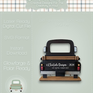 Interchangeable Old Farmhouse Truck SVG, Interchangeable Truck, Truck SVG